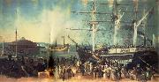 Samuel Bell Waugh The Bay and Harbor of New York china oil painting artist